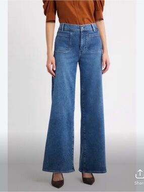 FRAME Wide Leg Jean Size 31